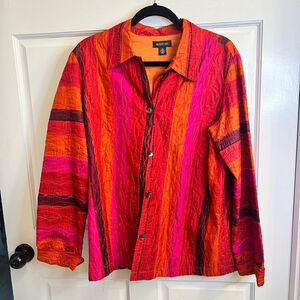 Women's August Max Jacket, Size 3, Orange & Pink